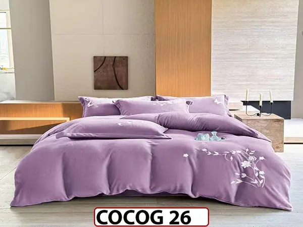 Lenjerie De Pat Cocolino de 2 Persoane cu 4 piese - COCOG 26