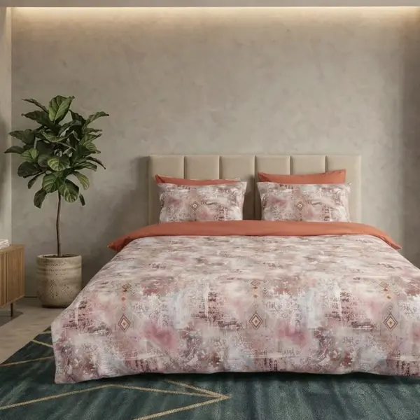Lenjerie de pat Cotton Pro 100% bumbac – imprimare digitală (Dusty Kilim)