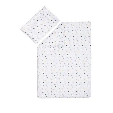 Lenjerie de pat Fillikid din jerse 2 piese Casute