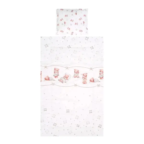 Lenjerie de pat Lorelli Classic Cosy 3 piese Beige Bear