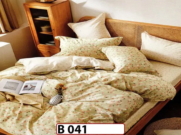 Lenjerie din bumbac 100% 4 piese CasaNewConcept - B 041