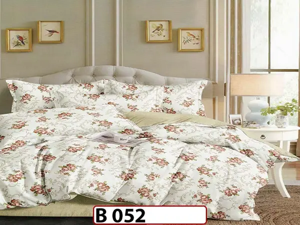 Lenjerie din bumbac 100% 4 piese CasaNewConcept - B 052