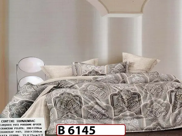 Lenjerie din bumbac 100% 6 piese - B 6145