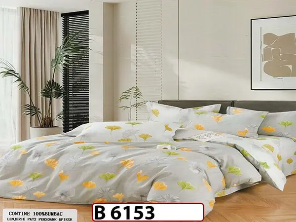 Lenjerie din bumbac 100% 6 piese - B 6153