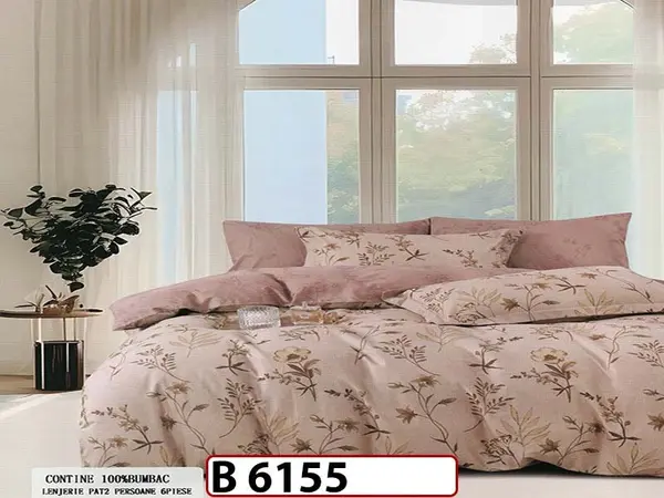 Lenjerie din bumbac 100% 6 piese - B 6155