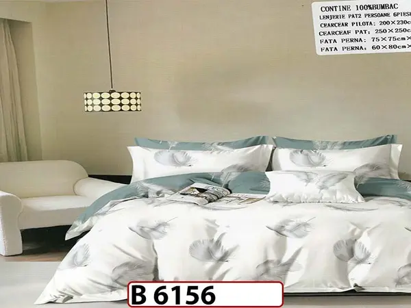 Lenjerie din bumbac 100% 6 piese - B 6156