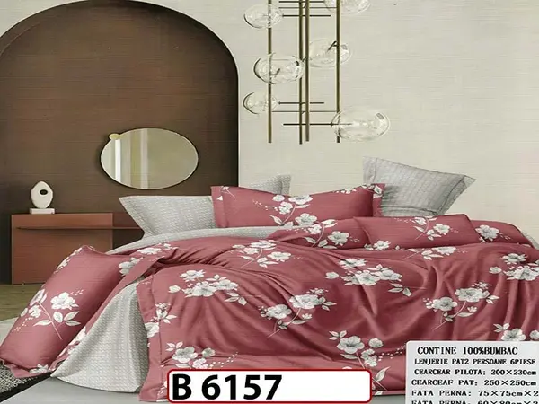 Lenjerie din bumbac 100% 6 piese - B 6157