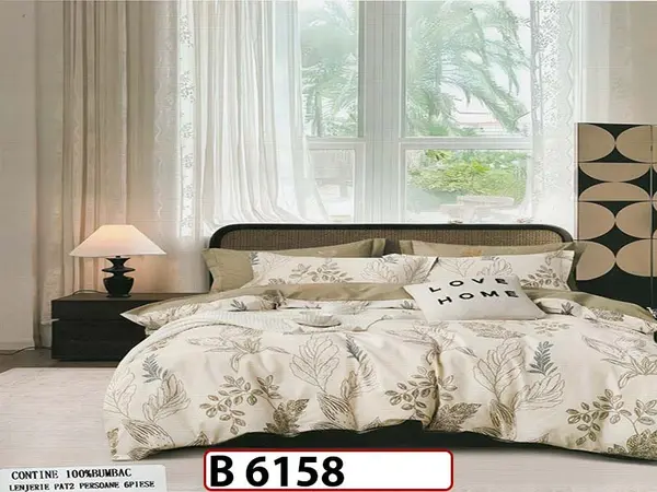 Lenjerie din bumbac 100% 6 piese - B 6158
