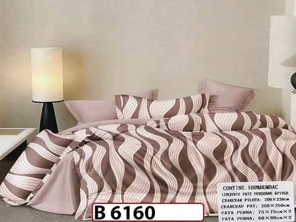 Lenjerie din bumbac 100% 6 piese - B 6160