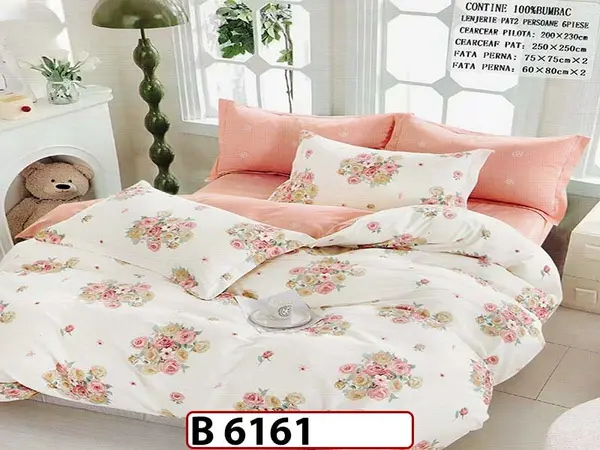 Lenjerie din bumbac 100% 6 piese - B 6161