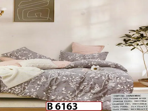 Lenjerie din bumbac 100% 6 piese - B 6163