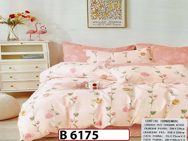 Lenjerie din bumbac 100% 6 piese - B 6175