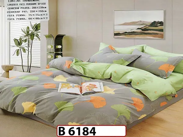 Lenjerie din bumbac 100% 6 piese - B 6184