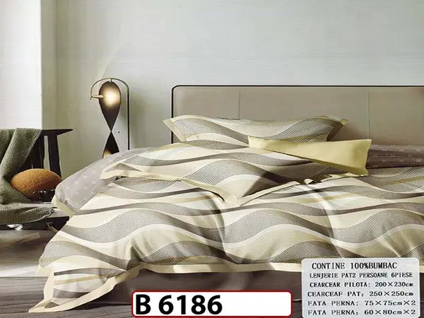 Lenjerie din bumbac 100% 6 piese - B 6186