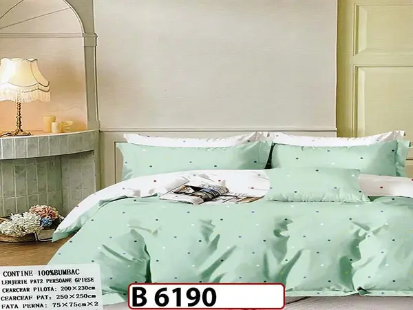 Lenjerie din bumbac 100% 6 piese - B 6190