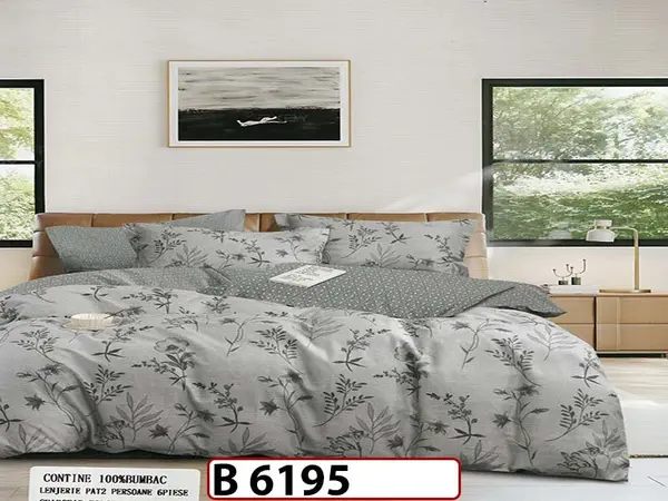 Lenjerie din bumbac 100% 6 piese - B 6195