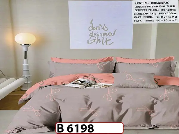 Lenjerie din bumbac 100% 6 piese - B 6198