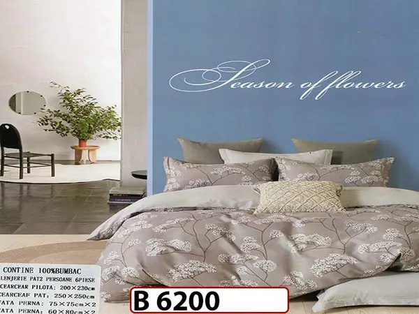 Lenjerie din bumbac 100% 6 piese - B 6200