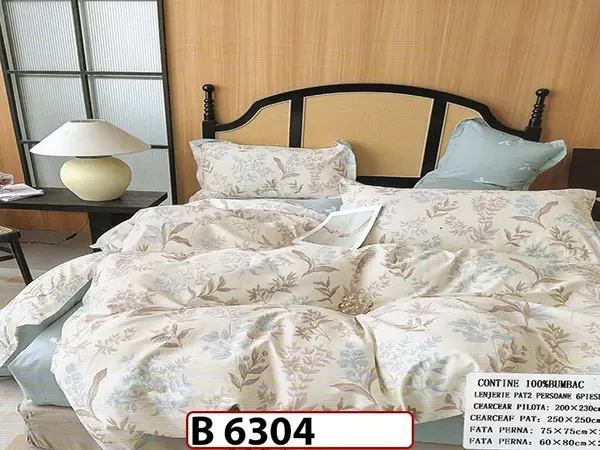 Lenjerie din bumbac 100% 6 piese - B 6304