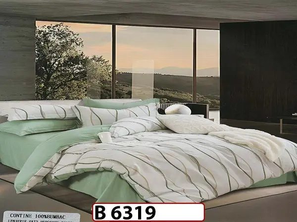 Lenjerie din bumbac 100% 6 piese - B 6319