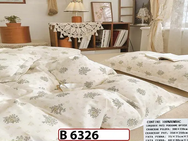 Lenjerie din bumbac 100% 6 piese - B 6326