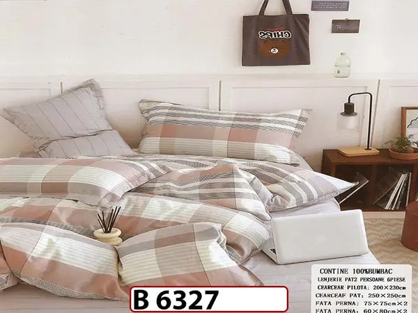 Lenjerie din bumbac 100% 6 piese - B 6327