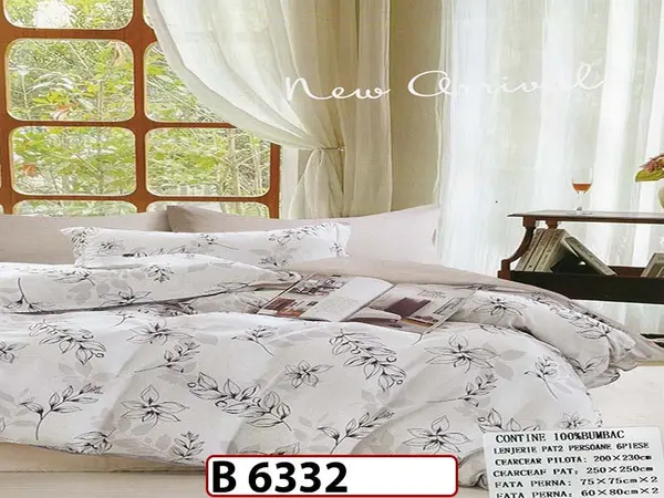 Lenjerie din bumbac 100% 6 piese - B 6332