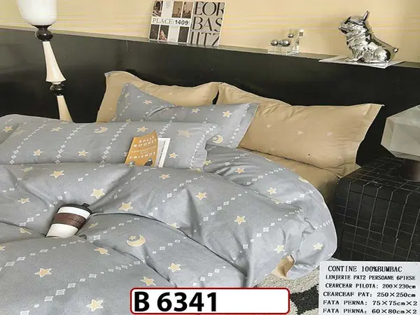 Lenjerie din bumbac 100% 6 piese - B 6341