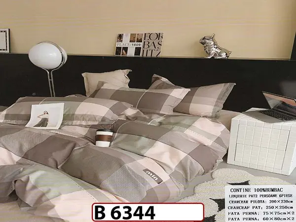 Lenjerie din bumbac 100% 6 piese - B 6344