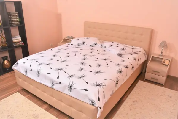 Lenjerie din bumbac pentru pat dublu model papadii