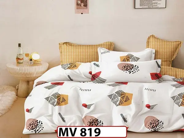 Lenjerie din bumbac Satinat 4 piese Casa New Concept - MV 819