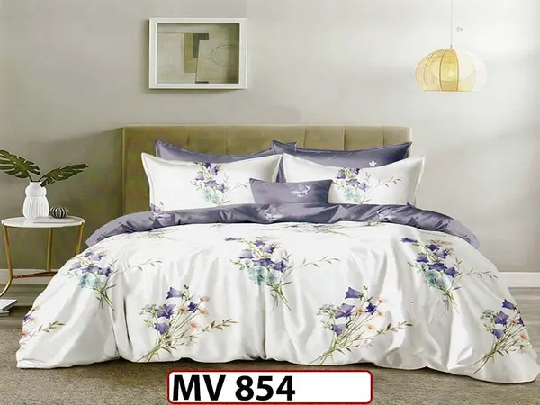 Lenjerie din bumbac Satinat 4 piese Casa New Concept - MV 854