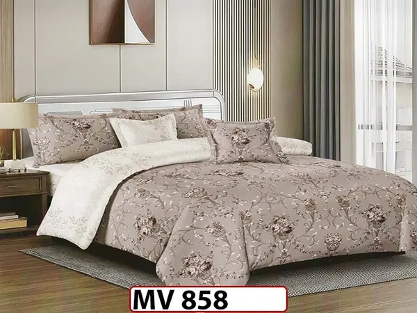 Lenjerie din bumbac Satinat 4 piese Casa New Concept - MV 858