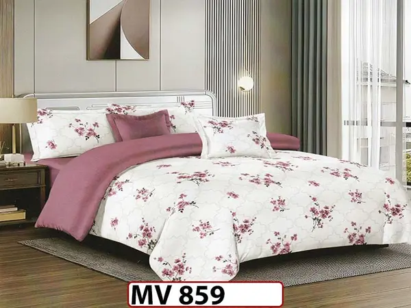 Lenjerie din bumbac Satinat 4 piese Casa New Concept - MV 859