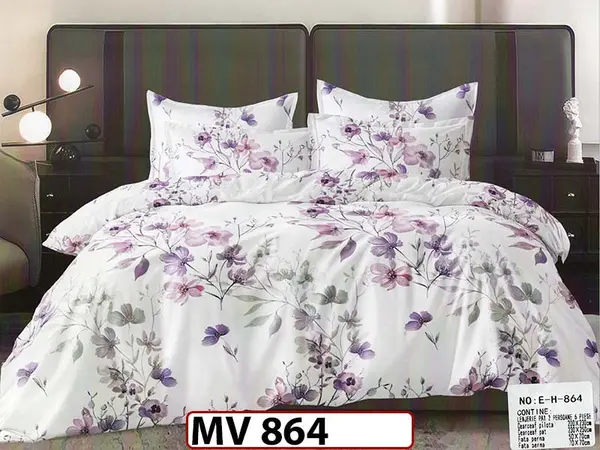 Lenjerie din bumbac Satinat 4 piese Casa New Concept - MV 864