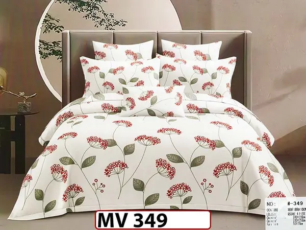 Lenjerie din bumbac Satinat 4 piese Casa New Concept - MV349