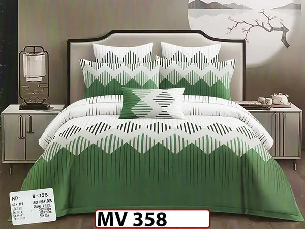 Lenjerie din bumbac Satinat 4 piese Casa New Concept - MV358