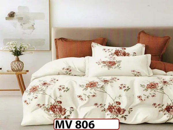 Lenjerie din bumbac Satinat 4 piese Casa New Concept - MV806