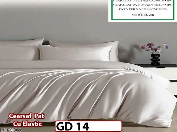Lenjerie din Bumbac Satinat 4 Piese - GD 14