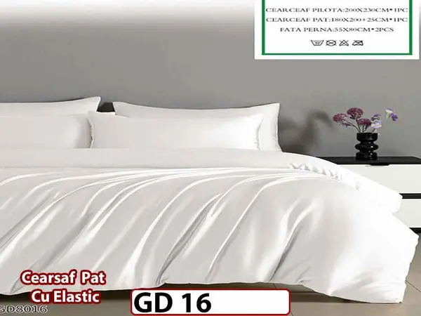 Lenjerie din Bumbac Satinat 4 Piese - GD 16