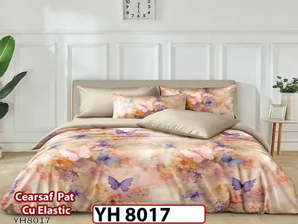 Lenjerie din Bumbac Satinat 4 Piese - YH 8017