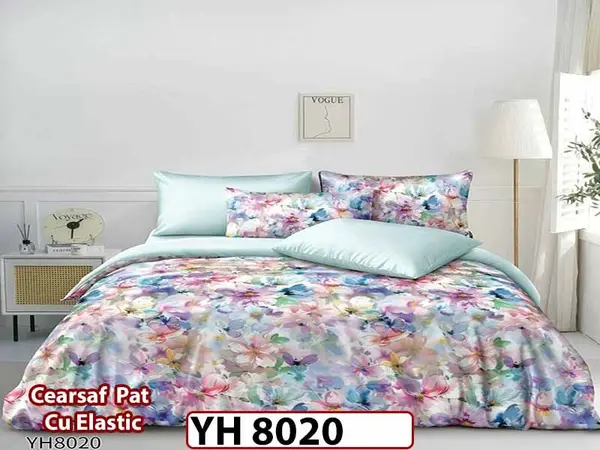 Lenjerie din Bumbac Satinat 4 Piese - YH 8020