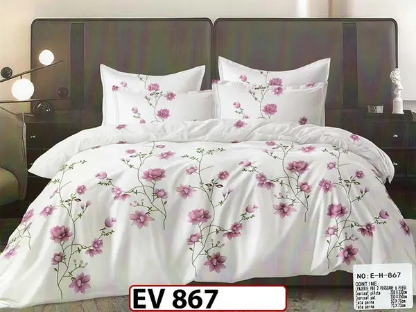 Lenjerie din bumbac Satinat 6 piese Casa New Concept - EV 867