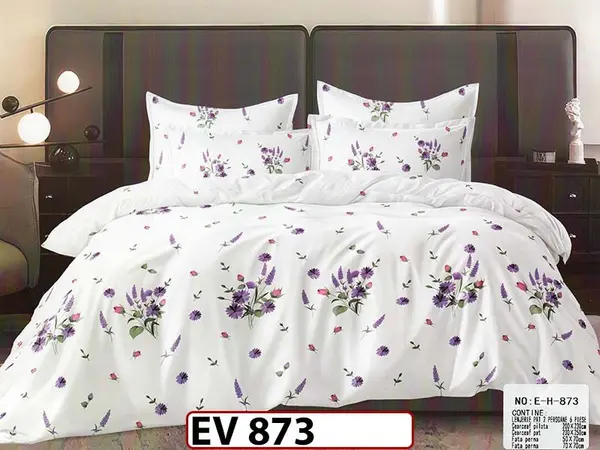 Lenjerie din bumbac Satinat 6 piese Casa New Concept - EV 873