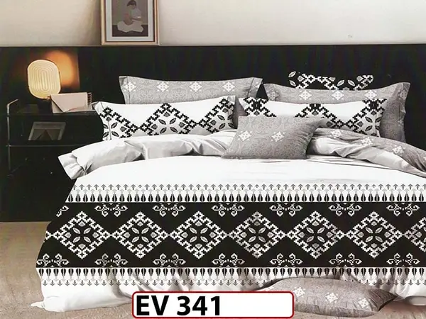 Lenjerie din bumbac Satinat 6 piese Casa New Concept - EV341