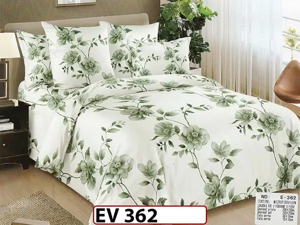 Lenjerie din bumbac Satinat 6 piese Casa New Concept - EV362