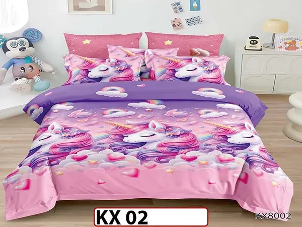 Lenjerie din finet 4 piese 1 Persoana - KX 02