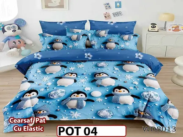 Lenjerie din Finet 5D cu Elastic 4 Piese - POT04