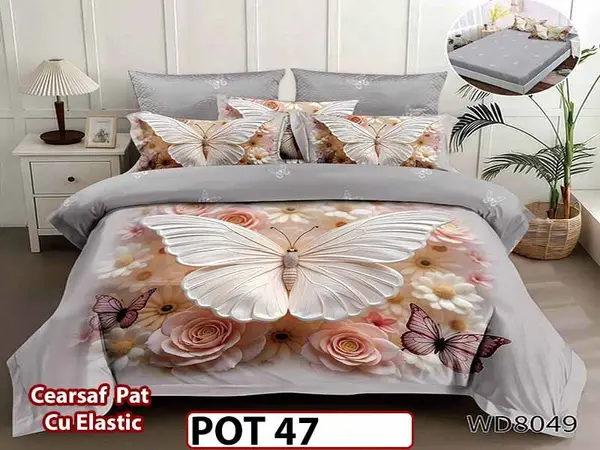 Lenjerie din Finet 5D cu Elastic 4 Piese - POT47
