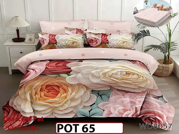 Lenjerie din Finet 5D cu Elastic 4 Piese - POT65